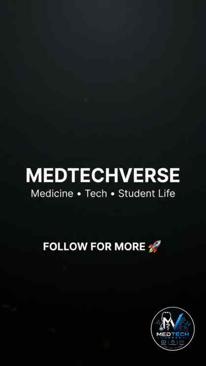 Welcome to MedtechVerse 🩺🚀
Medicine meets technology.
MB