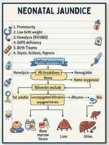 High-yield Pediatrics notes on Neonatal Jaundice 🩺💡
Save