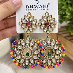 Jhumka set for women specially for karwachauth
β€π§Ώ
Dm now