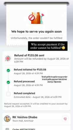 Placed an order and payment went through only for it to be c