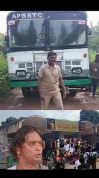 ( Bus Driver 🕺) People were waiting for the Tuni bus
.
.
.హ