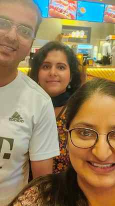 "Exploring Delhi with my hubby and sister-in-law was a blast