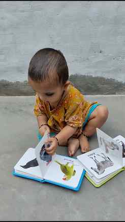 Don't disturb me, this is my Study time #cutebaby #parenting