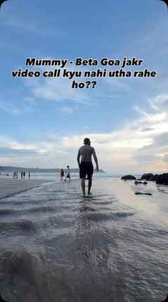 Ye reel Meri mommy tak nahi pohochni chahiye…
.
.
.
.
#goa #