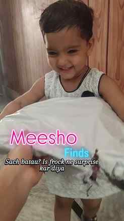 Comment 'link'...
Meesho baby frock Review🎀
Princess dress