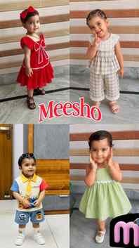 Meesho se itni sunder outfits..
Meesho review
Baby outfits