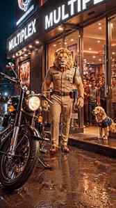 Lion Cop vs Buffalo Gang 🦁🔥#viralreels #viralvideos #heart