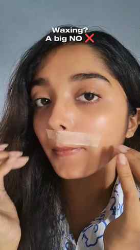No more waxing pain, switch to @azahcare mini facial hair tr