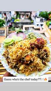HOMEMADE BIRYANI, CHEF’S KISS🤌🏻👩🏻‍🍳🔥
#chickenbiryani🍗