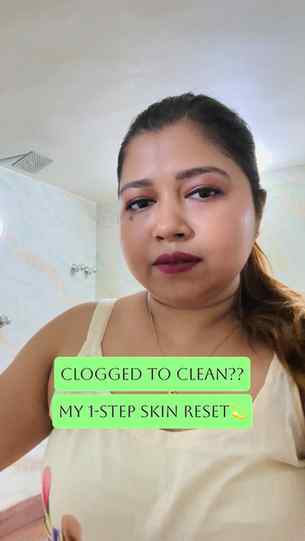 That end-of-day clogged feeling? Gone in 1 step ✨
Tried the