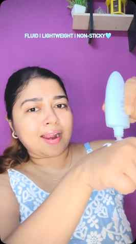 Sunscreens that feel sticky? Not this one!!🫧
Water sunscree