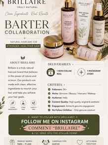 🌸Brillare Barter Campaign🌸
✨ SOCIAL SPARK ✨
Followers: 2k+