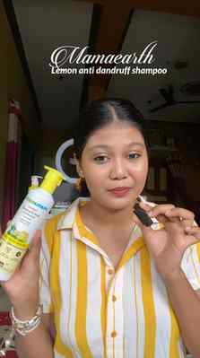 Dandruff was never this easy to deal with! 🍋✨ Mamaearth Lem