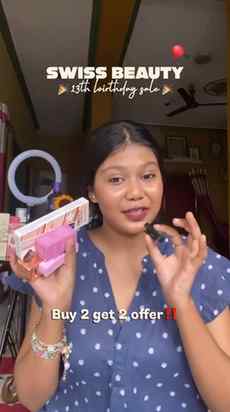 🎉💄 Swiss Beauty is turning 13, a​nd the celebration is BIG