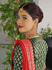 Draped in grace, adorned with tradition, and glowing with co