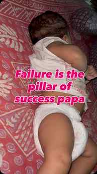 Failure is the pillar of success papa❤️….! #viral #trending 