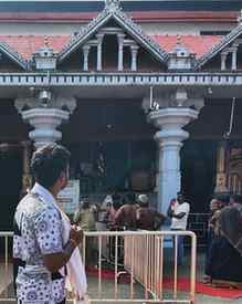 "Basking in the serenity of this ancient temple, where histo