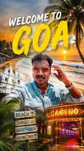 Welcome to Goa 🌴☀️
From golden beaches to endless sunsets,