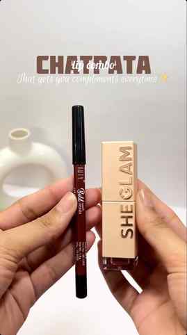 Comment’SHADE’ for links✨💋

[lip combo, chatpate lip combo,