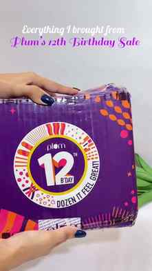 Restocked my everyday essentials from Plum’s 12th Birthday S