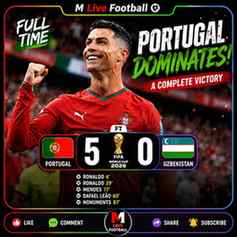 🐐 Cristiano Ronaldo delivers once again! 🇵🇹🔥

Portugal c
