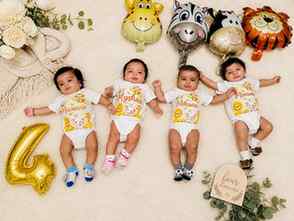 Born Together, Growing Together ✨💫
.
.
#4monthsold #cousins