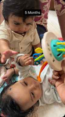From tiny newborn cuddles to 5 months of smiles, giggles, an