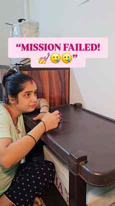 Mummy ko laga operation “Nail Polish” successful ho jayega…