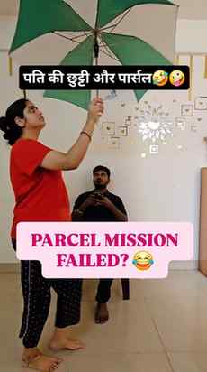 Online shopping + Pati ki chhutti = Full thriller movie 😭🤣