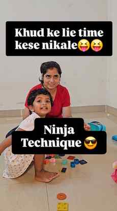 Khud ke liye time nikalna bhi ek talent hai 😅
Aur jab pati