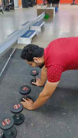 Only Legends Try This Dumbbell Stacking Challenge 👑”
#Fitne