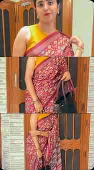 This saree from @vaishali.official literally surprised me! �