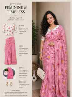Saree.. Sunshine, soft cotton, and saree days. Proof that co