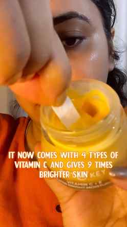 ✨ Secret to glowing skin? A little Vitamin C goodness! 🍊💛