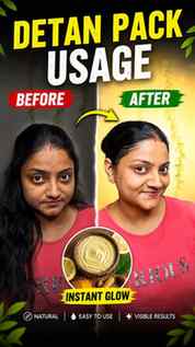 Tan looking stubborn? 👀
Tried this Effective Detan Pack an