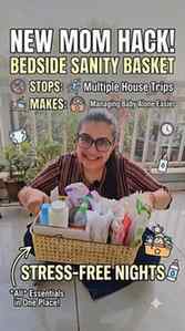 Work smarter, not harder 🫠
My bedside SANITY BASKET saves m