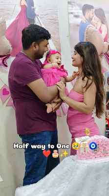 ❤️ To Our Little Girl Saanvi 👑
Six months ago, you came i