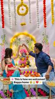 ✨ Ganpati Bappa Morya! 🙏✨🐘❤️
A little glimpse of how we w