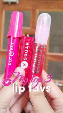 My top 3 lip favs 💋💄Soft, hydrated, and protected lips?

I