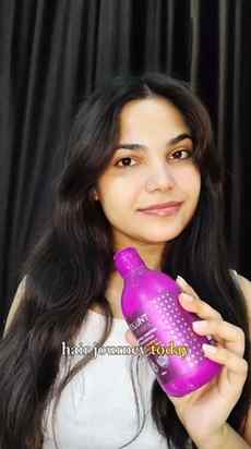 "Hair fall se pareshan? 💜 BBLUNT Hair Fall Control Shampoo 