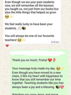 ππ A Teacher's Greatest Reward ππ
This Teachers' Day, I