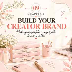 🩷 CHAPTER 9 — GROWTH & CONSISTENCY 🩷
Your creator journey