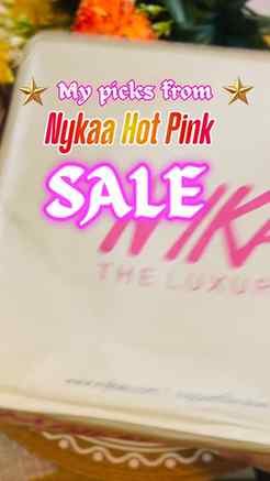 Nykaa Hot Pink Sale Haul..if you like any product comment pr