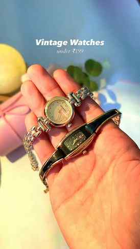 80s inspired watches ? Here you go 💘
{ vintage , 80s , ins