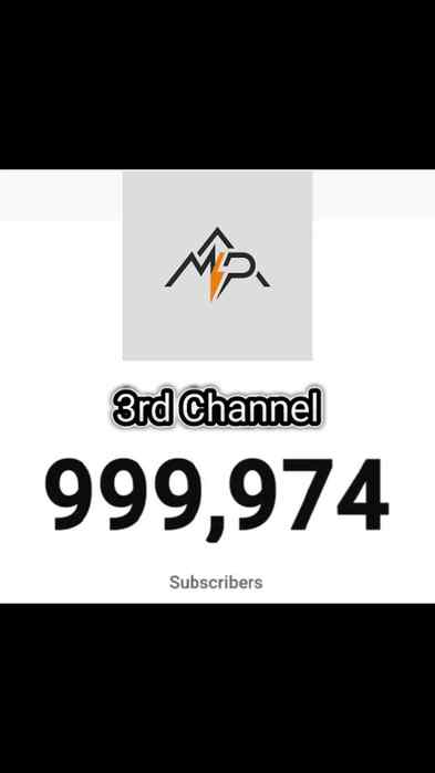 3rd Channel Complete 1 Million 😍 #youtuber #godhracity #god