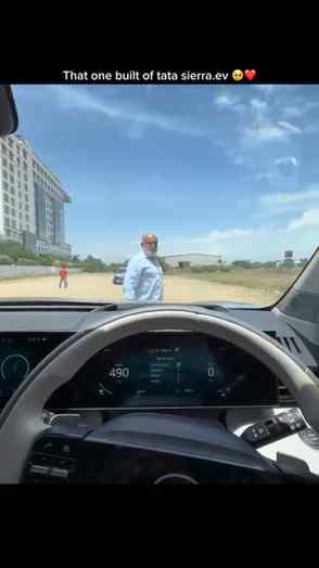 That one built of tata sierra.ev 🥹🫶🏻

The video captures 