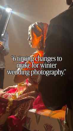 1. Shift golden hour shoots 30-45 minutes earlier.
Winter su
