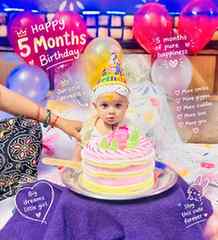Halfway to one year of pure joy!
Happiest birthday veda ….♥