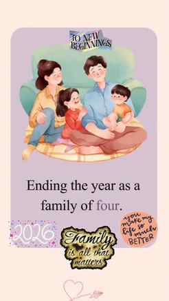 🧿Ending the year as a family of four...🧿
💟The moment my t