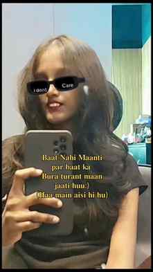 Aisi hi hu, pasand aaye toh thik, nahi toh I don’t care 😎💅
